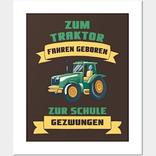 Tractor Germany text Posters and Art